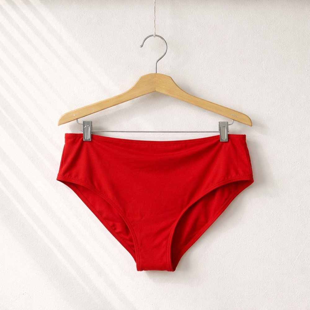 DKNY Women's Red Hipsyer Bikini Swimsuit Bottom NWT Size XL